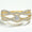 Load image into Gallery viewer, Criss Cross Solitaire Engagement Ring, 14k Solid Gold, Natural Diamonds, Twisted Band Statement Ring, Wedding Bridal Ring, Gift For Her
