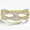 Load image into Gallery viewer, Criss Cross Solitaire Engagement Ring, 14k Solid Gold, Natural Diamonds, Twisted Band Statement Ring, Wedding Bridal Ring, Gift For Her
