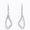 Load image into Gallery viewer, Open Heart Drop Earrings, 14k Solid Gold IGI Certified, Heart Everyday Dangle Earrings, Natural Diamonds, Lightweight Jewelry, Gift For Her
