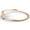 Load image into Gallery viewer, Hamsa Evil Eye Cuff Bracelet, 14k Solid Gold, Natural Diamonds, Open Cuff Bracelet, Mother of Pearl Jewelry, Stackable Minimalistic Bracelet
