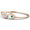 Load image into Gallery viewer, Hamsa Evil Eye Cuff Bracelet, 14k Solid Gold, Natural Diamonds, Open Cuff Bracelet, Mother of Pearl Jewelry, Stackable Minimalistic Bracelet
