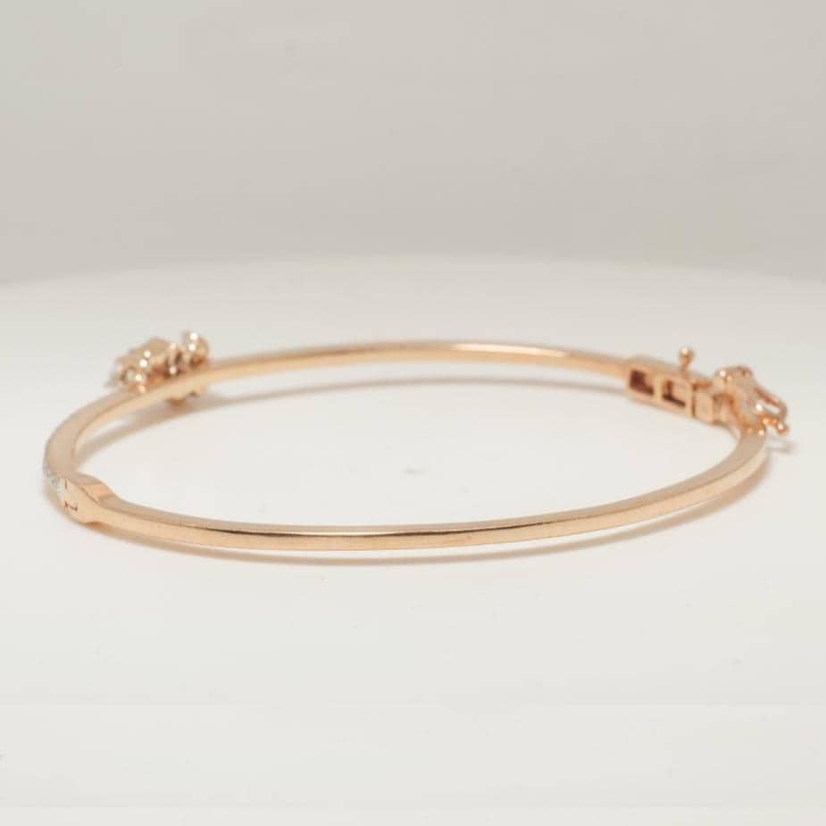 Marquise Cluster Diamond Bracelet, 14k Solid Gold,  Natural Diamonds, Stackable Minimalistic Bangle, Statement Jewelry