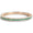 Load image into Gallery viewer, Green Enamel Diamond Bangle Bracelet, 14k Solid Gold, Natural Diamonds, Statement Cuff Jewelry, Minimalistic Stackable Bangle
