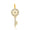Load image into Gallery viewer, Key Diamond Charm Pendant, 14k Solid Gold, Natural Diamonds, Tiny Key Necklace, Lucky Watch charm, CHRISTMAS SALE
