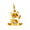 Load image into Gallery viewer, Panda Charm Diamond Pendant, 14k Solid Gold, Natural Diamonds, Animal Jewelry, Gift For Her
