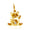 Load image into Gallery viewer, Panda Charm Diamond Pendant, 14k Solid Gold, Natural Diamonds, Animal Jewelry, Gift For Her
