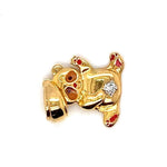 Load image into Gallery viewer, Panda Charm Diamond Pendant, 14k Solid Gold, Natural Diamonds, Animal Jewelry, Gift For Her
