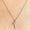 Load image into Gallery viewer, Key Diamond Charm Pendant, 14k Solid Gold, Natural Diamonds, Everyday Minimalist Jewelry, Stacking Necklace, Certified Jewelry
