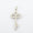 Load image into Gallery viewer, Key Diamond Charm Pendant, 14k Solid Gold, Natural Diamonds, Everyday Minimalist Jewelry, Stacking Necklace, Certified Jewelry
