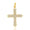 Load image into Gallery viewer, Diamond Cross Pendant, 14k Solid Gold, Natural Diamonds, Religious Charm With Adjustable Chain,  Minimalist Everyday Jewelry
