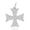 Load image into Gallery viewer, Diamond Cross Pendant, 14k Solid Gold, Natural Diamonds, Crusader Cross Necklace With Adjustable Chain, Everyday Minimalist Jewelry
