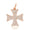 Load image into Gallery viewer, Diamond Cross Pendant, 14k Solid Gold, Natural Diamonds, Crusader Cross Necklace With Adjustable Chain, Everyday Minimalist Jewelry

