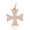 Load image into Gallery viewer, Diamond Cross Pendant, 14k Solid Gold, Natural Diamonds, Crusader Cross Necklace With Adjustable Chain, Everyday Minimalist Jewelry
