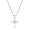 Load image into Gallery viewer, Diamond Cluster Cross Pendant, 14k Solid Gold, Natural Diamonds, Bottle Opener Necklace With Adjustable Chain, Everyday Minimalist Jewelry
