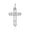 Load image into Gallery viewer, Diamond Cross Pendant, 14k Solid Gold, Natural Diamonds, Faith Necklace With Adjustable Chain, Everyday Minimalist Jewelry
