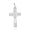 Load image into Gallery viewer, Diamond Celtic Cross Pendant, 14k Solid Gold, Natural Diamonds, Religious Necklace With Adjustable Chain, Everyday Minimalist Jewelry
