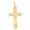 Load image into Gallery viewer, Diamond Celtic Cross Pendant, 14k Solid Gold, Natural Diamonds, Religious Necklace With Adjustable Chain, Everyday Minimalist Jewelry
