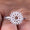 Load image into Gallery viewer, Sun Diamond Ring, 14k Solid Gold, Natural Diamonds, , Everyday Jewelry Gift For Her
