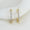 Load image into Gallery viewer, Small Diamond Plug Earrings, 14K Solid Gold, Natural Diamonds, Gift For Her
