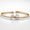 Load image into Gallery viewer, Initials Diamond Open Cuff Bracelet, 14k Solid Gold, Natural Diamonds, Personalized Letter Bracelets, Statement Stacking Jewelry
