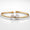 Load image into Gallery viewer, Initials Diamond Open Cuff Bracelet, 14k Solid Gold, Natural Diamonds, Personalized Letter Bracelets, Statement Stacking Jewelry
