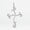 Load image into Gallery viewer, Diamond Cross Pendant, 14k Solid Gold, Natural Diamonds, Scroll Cross Necklace With Adjustable Chain, Everyday Minimalist Jewelry
