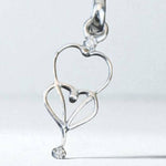 Load image into Gallery viewer, Heart Diamond Charm Pendant, 14k Solid Gold, Natural Diamonds, Everyday Necklace, , Tiny Heart Necklace, Dainty Design Gift For Her
