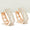 Load image into Gallery viewer, Marquise Diamond Huggie Earrings, 14k Solid Gold,  Natural Diamonds, Halo Cocktail Jewelry, Geometric Statement Earrings, Wedding Huggies
