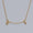 Load image into Gallery viewer, Personalized Initials Charm Diamond Necklace, 14k Solid Gold, Natural Diamonds, Stacking Customized Necklace, Minimalist Everyday Jewelry
