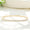 Load image into Gallery viewer, Single Row Diamond Bracelet, 14k Solid Gold, Natural Diamond, Sleek Everyday Jewelry, Flexible Stacking Bangle, Minimalist Eternity Bracelet
