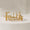 Load image into Gallery viewer, Faith Script Diamond Ring, 14K Solid Gold, Natural Diamonds, Statement Inspirational Jewelry, Word Name Ring, Personalized Minimalistic Band
