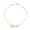 Load image into Gallery viewer, Love Chain Diamond Bracelet, 14k Solid Gold, Natural Diamonds, Inspirational Name Jewelry, Handcrafted Everyday Wear, Minimal Word Bracelet
