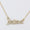 Load image into Gallery viewer, Believe Diamond Necklace, 14k Solid Gold, Natural Diamonds, Handcrafted Word Jewelry, Script Letter Necklace, Minimalistic Everyday Necklace
