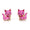 Load image into Gallery viewer, Kids Kitty Diamond Stud Earrings, 14k Solid Gold, Natural Diamonds, Enamel Animal Jewelry, Everyday Gift for toddlers/girls, Ready To Ship
