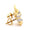 Load image into Gallery viewer, Kids Bumble Bee Diamond Stud Earrings, 14k Solid Gold, Natural Diamonds, Animal Jewelry, Gold Insect Studs, Gift for toddlers/girls/kids

