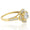 Load image into Gallery viewer, Round Solitaire Diamond Ring, Engagement Ring, Flower Shaped Halo Ring, 14k Solid Gold, Natural Diamonds, Gift For Her
