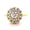 Load image into Gallery viewer, Floral Solitaire Engagement Ring, 14k Solid Gold, Natural Diamonds, Wedding Ring, Bridal Jewelry, Gift For Her
