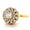 Load image into Gallery viewer, Floral Solitaire Engagement Ring, 14k Solid Gold, Natural Diamonds, Wedding Ring, Bridal Jewelry, Gift For Her
