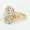 Load image into Gallery viewer, Yellow Sapphire Engagement Ring, Heart &amp; Pear Diamonds, Dual Tone Gemstone Ring, Natural Diamonds, 14k Solid Gold, Gift For Her
