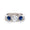 Load image into Gallery viewer, Solitaire Blue Sapphire Diamond Ring, Monica&#39;s Ring from F.R.I.E.N.D.S, 14K Solid Gold, Natural Diamonds, Gemstone Jewelry, Gift for her
