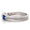 Load image into Gallery viewer, Solitaire Blue Sapphire Diamond Ring, Monica&#39;s Ring from F.R.I.E.N.D.S, 14K Solid Gold, Natural Diamonds, Gemstone Jewelry, Gift for her

