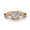 Load image into Gallery viewer, Engagement Solitaire Ring, 14k Solid Gold, Natural Diamonds, Flower Filigree Ring, Dual Tone, Split Shank, Bridal Jewelry, Gift For Her
