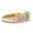 Load image into Gallery viewer, Engagement Solitaire Ring, 14k Solid Gold, Natural Diamonds, Flower Filigree Ring, Dual Tone, Split Shank, Bridal Jewelry, Gift For Her
