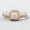 Load image into Gallery viewer, Cushion Halo Diamond Ring, 14k Solid Gold, Natural Diamonds, Engagement Ring, Illusion Setting, Two-Toned Bridal Jewelry, Gift for Her
