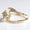 Load image into Gallery viewer, Criss Cross Solitaire Diamond Ring, 14k Solid Gold, Natural Diamonds, Engagement Ring, Split Crossover Shank,  Gift For Her
