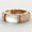 Load image into Gallery viewer, Mother of Pearl Diamond Ring, 14k Solid Gold, Natural Diamond, Cocktail Cluster Band, Statement Ring, Wide Dome Everyday Stack, Gift For Her
