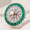 Load image into Gallery viewer, Emerald Flower Diamond Ring, 14k Solid Gold, Natural Diamonds, Floral Pearl Jewelry, Cocktail Statement Ring, Birthstone Ring
