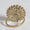 Load image into Gallery viewer, Cultured Pearl Flower Diamond Ring, Gemstone Ring, 14k Solid Gold, Natural Diamonds, Dome Statement Ring, Flower Cocktail Ring, Gift For Her
