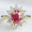 Load image into Gallery viewer, Oval Ruby Halo Diamond Ring, 14k Solid Gold, July Gemstone, Birthstone Ring, Natural Diamonds, Starburst Engagement Ring, Gift For Her
