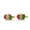 Load image into Gallery viewer, Kids Ice Cream Candy Diamond Stud Earrings, 14k Solid Gold With Enameling, Natural Diamonds, Kids Jewelry, Gift for toddlers, girls and kids
